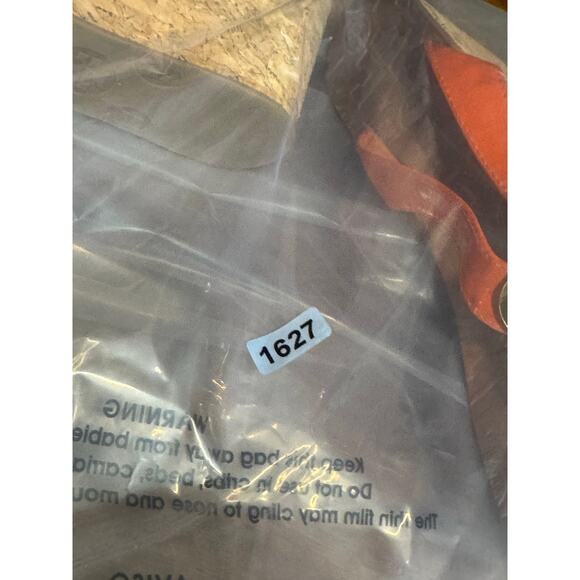 Tory Burch Size  7.5 Orange Suzy Leather Cork Wedge Platform Sandals - Picture 7 of 7